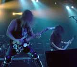 Jeff Hanneman i Tom Aray'a na koncercie /