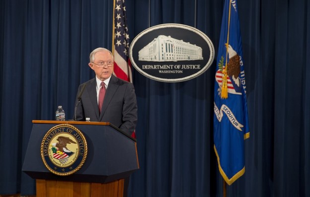 Jeff Sessions /Tasos Katopodis  /PAP/EPA