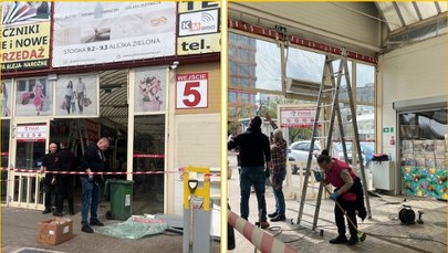 Jej obcas zaklinował się przy pedale gazu. Wjechała autem do sklepu