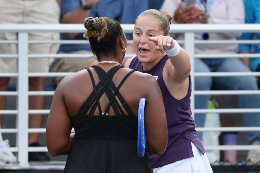 Jelena Ostapenko z pretensjami do rywalki /CLIVE BRUNSKILL/Getty AFP/East News /East News