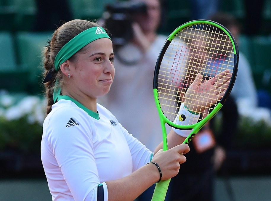 Jelena Ostapenko /CAROLINE BLUMBERG /PAP/EPA