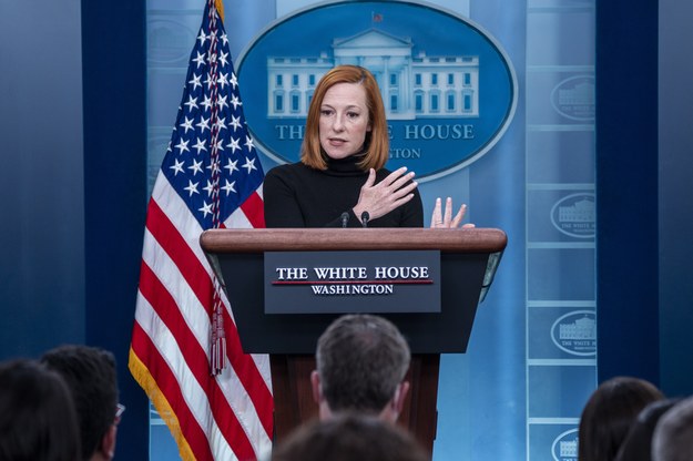 Jen Psaki - rzeczniczka Białego Domu /SHAWN THEW    /PAP/EPA