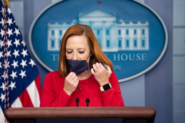 Jen Psaki /SARAH SILBIGER / POOL /PAP/EPA