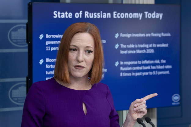 Jen Psaki /MICHAEL REYNOLDS    /PAP/EPA