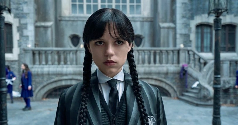 Jenna Ortega w drugim sezonie "Wednesday" /Netflix /materiały prasowe