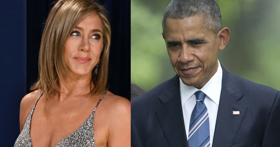 Jennifer Aniston i Barack Obama /East News /East News