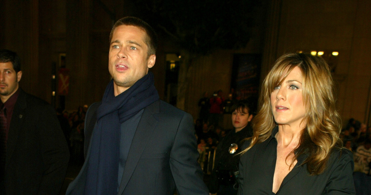 Jennifer Aniston i Brad Pitt byli szczęśliwym małżeństwem / Kevin Winter /Getty Images