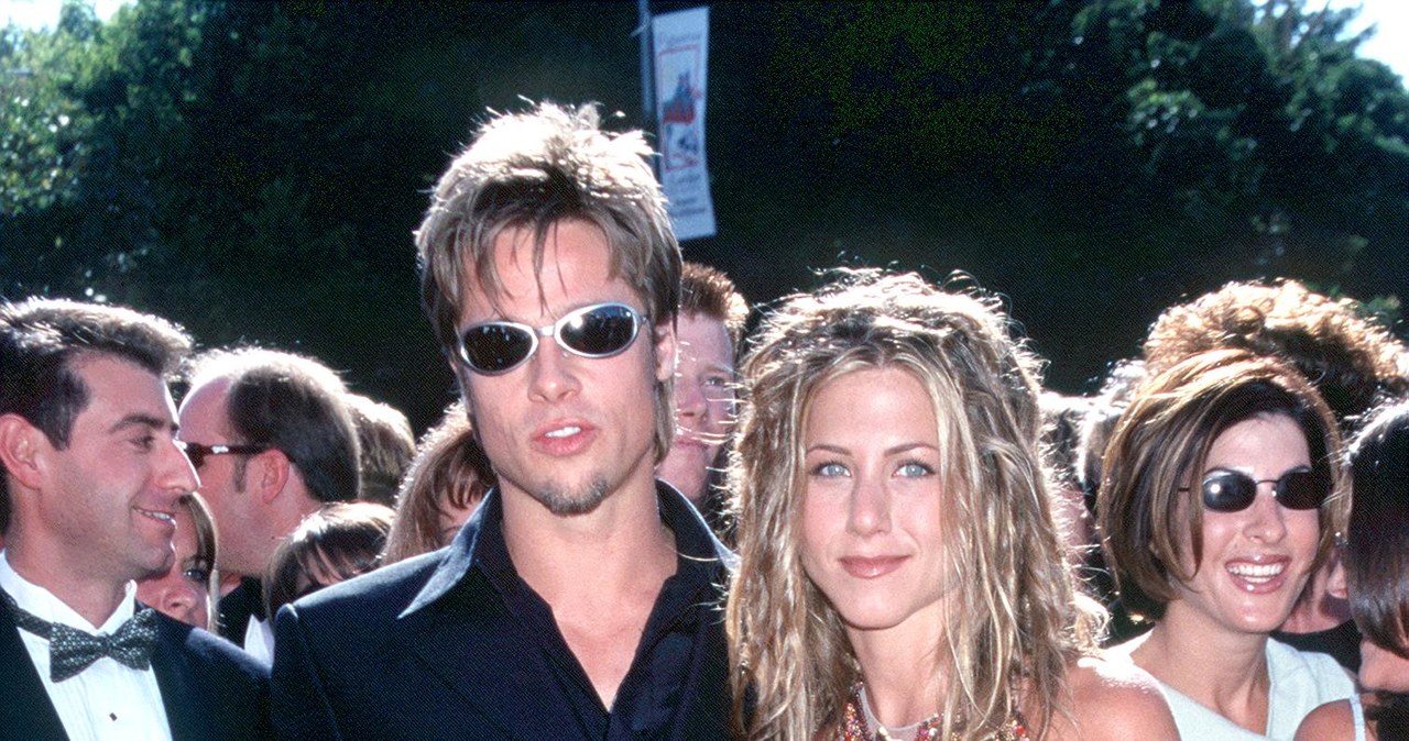 Jennifer Aniston i Brad Pitt w 1999 roku /Brenda Chase /Getty Images