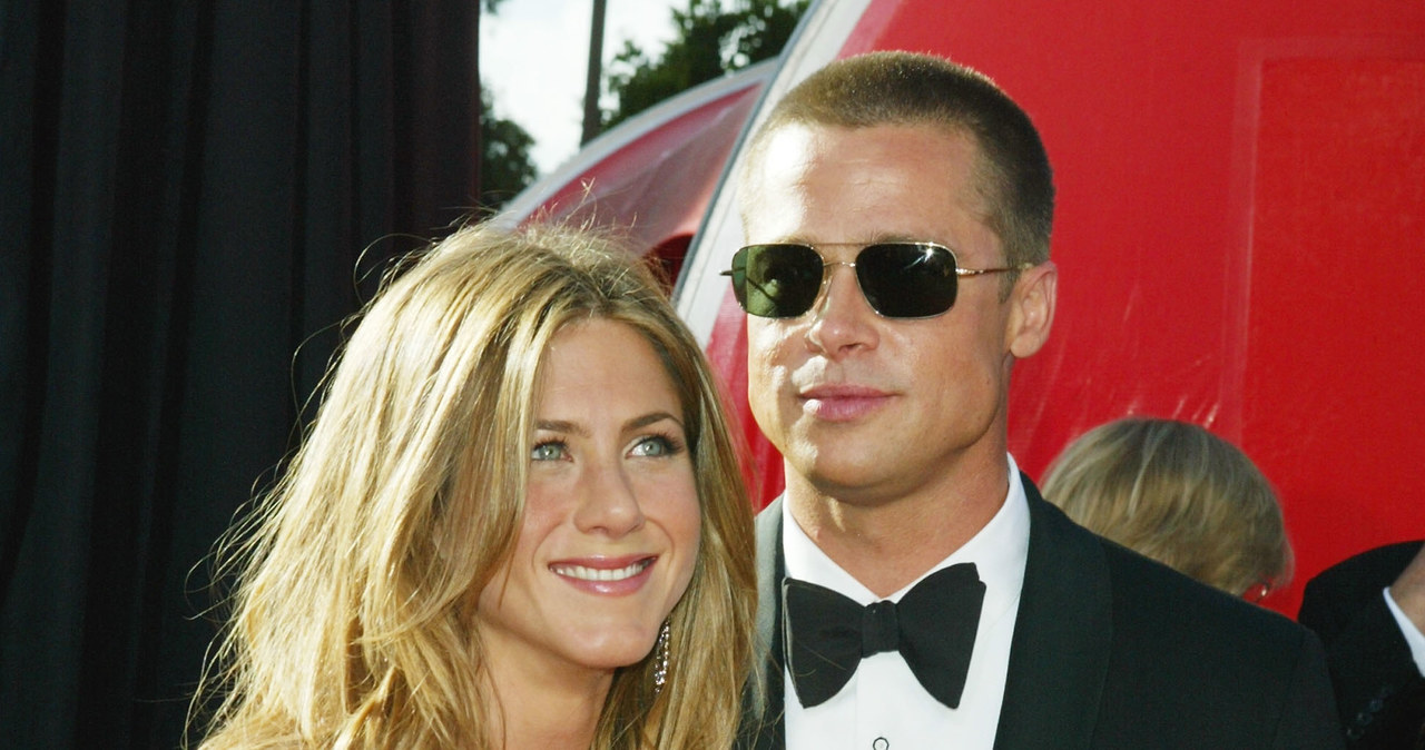 Jennifer Aniston i Brad Pitt w 2004 roku. /Kevin Winter /Getty Images