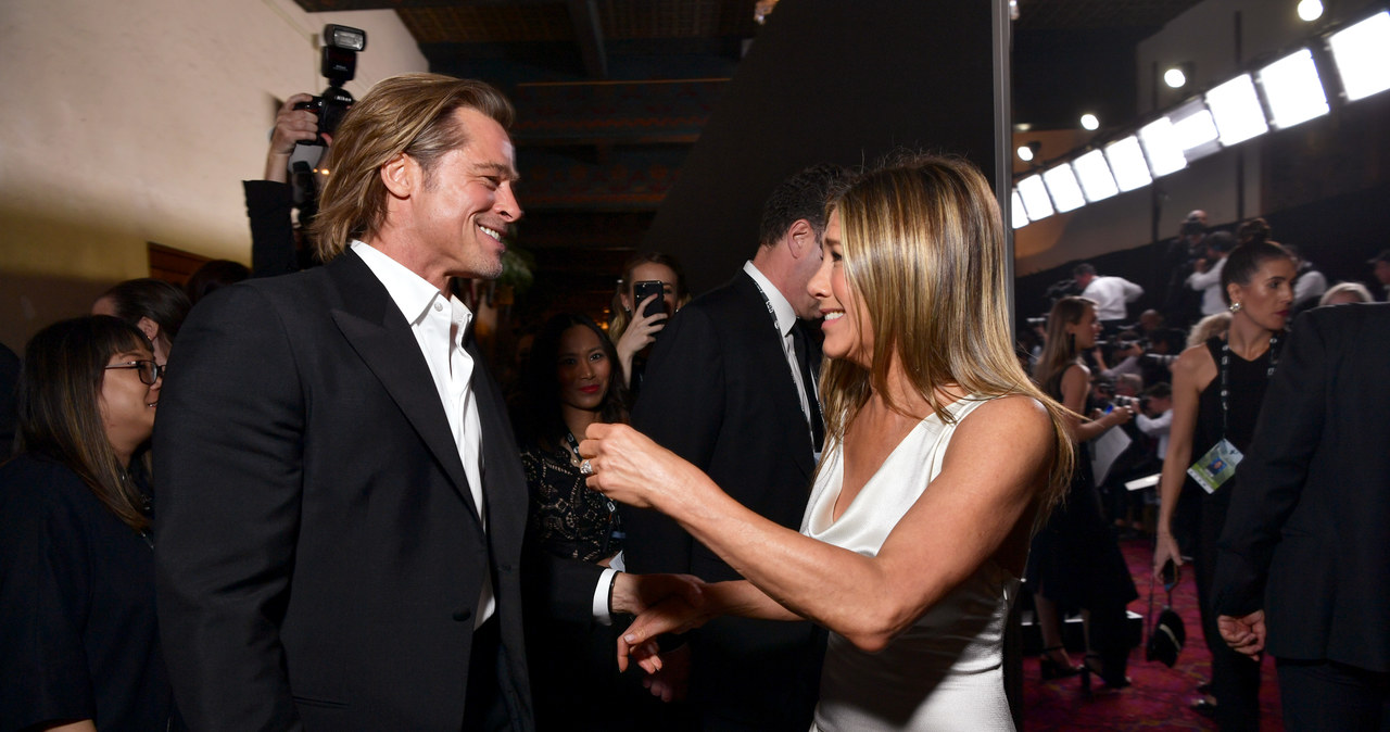 Jennifer Aniston i Brad Pitt w 2020 roku /Emma McIntyre /Getty Images