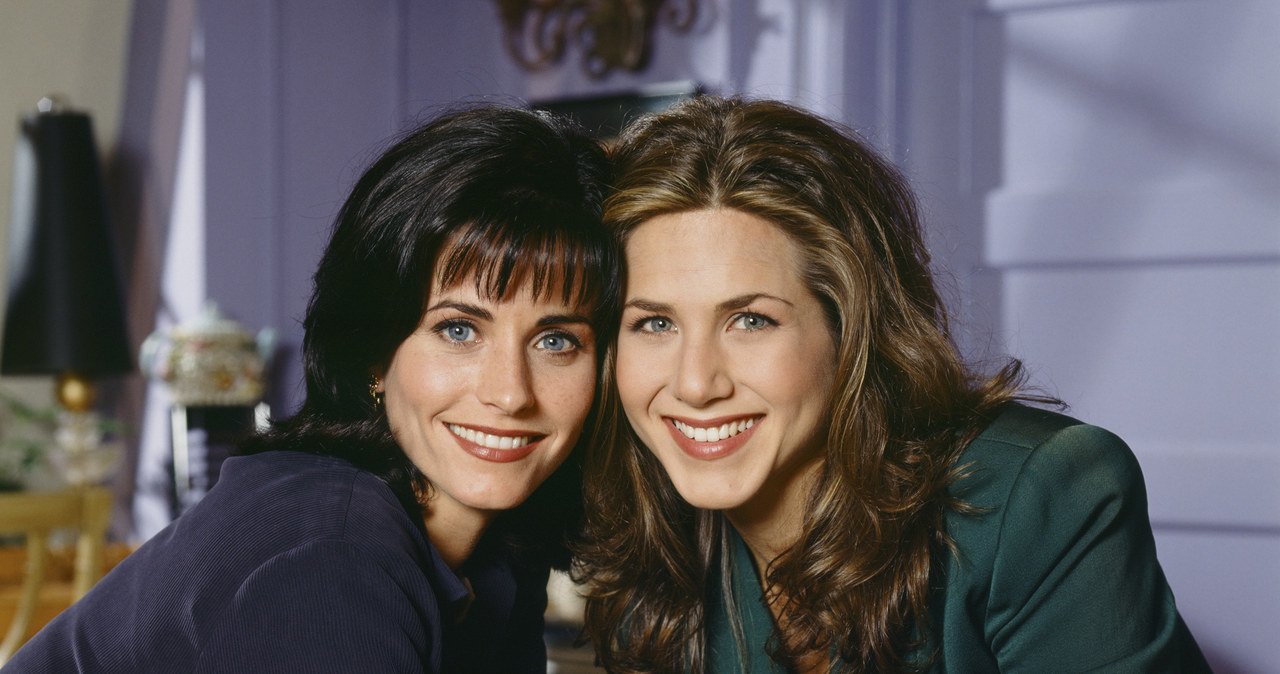 Jennifer Aniston i Courteney Cox w "Przyjaciołach" /NBC /Getty Images