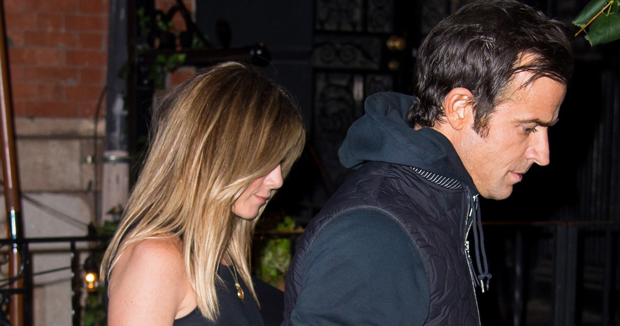 Jennifer Aniston i jej mąż Justin Theroux /- /East News