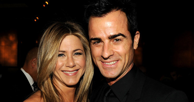 Jennifer Aniston i jej partner Justin Theroux /Kevin Winter /Getty Images