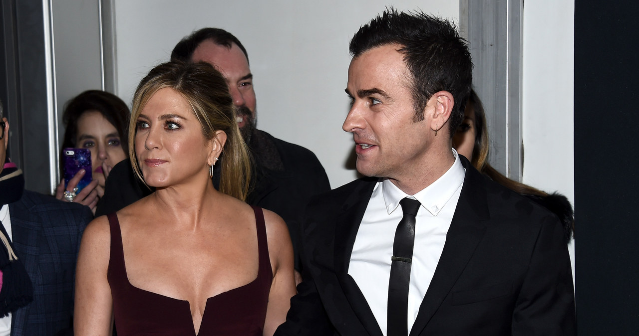 Jennifer Aniston i Justin Theroux /Dimitrios Kambouris /Getty Images