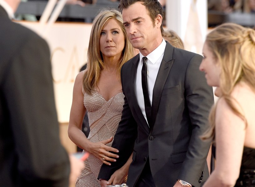 Jennifer Aniston i Justin Theroux /Kevork Djansezian /Getty Images