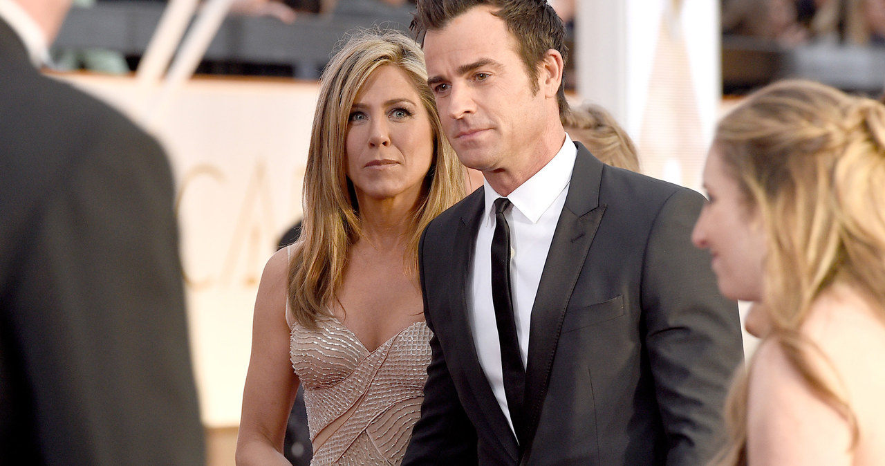 Jennifer Aniston i Justin Theroux /Kevork Djansezian /Getty Images