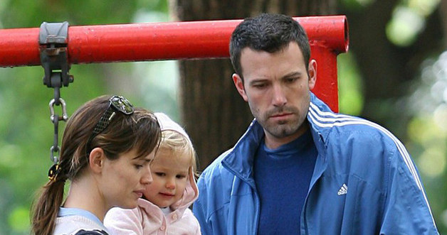 Jennifer Garner i Ben Affleck z córką /Splash News /East News