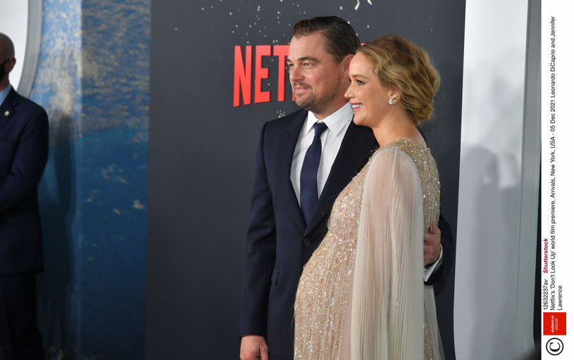 Jennifer Lawrence i Leonardo DiCaprio /Rex Features/EAST NEWS /East News
