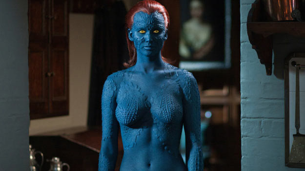 Jennifer Lawrence w filmie "X-Men: Pierwsza klasa". /materiały dystrybutora