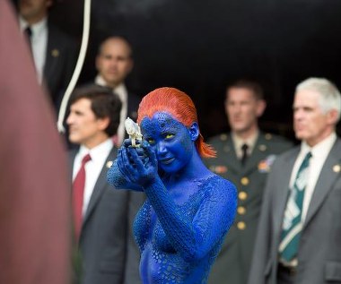 Jennifer Lawrence w scenie z filmu "X-Men: Przeszłość, która nadejdzie"
