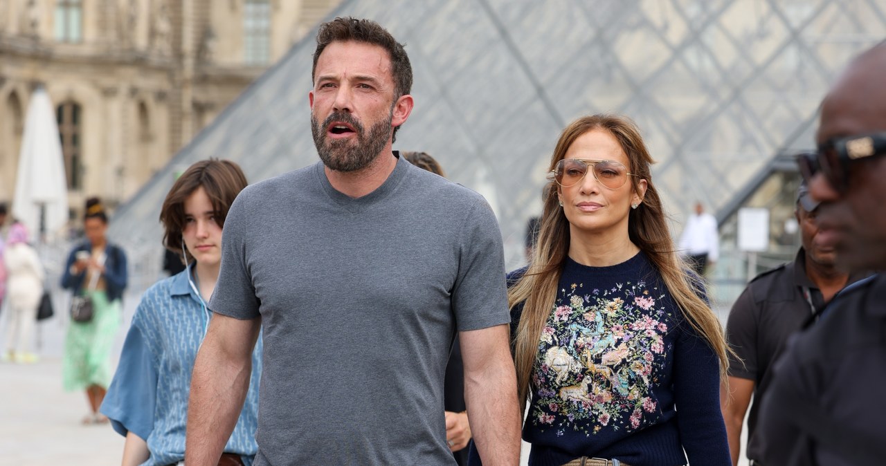 Jennifer Lopez i Ben Affleck (Luwr, Paryż) /Pierre Suu/GC Images /Getty Images