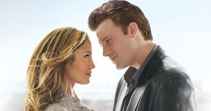 Jennifer Lopez i Ben Affleck na plakacie filmu "Gigli" /materiały dystrybutora