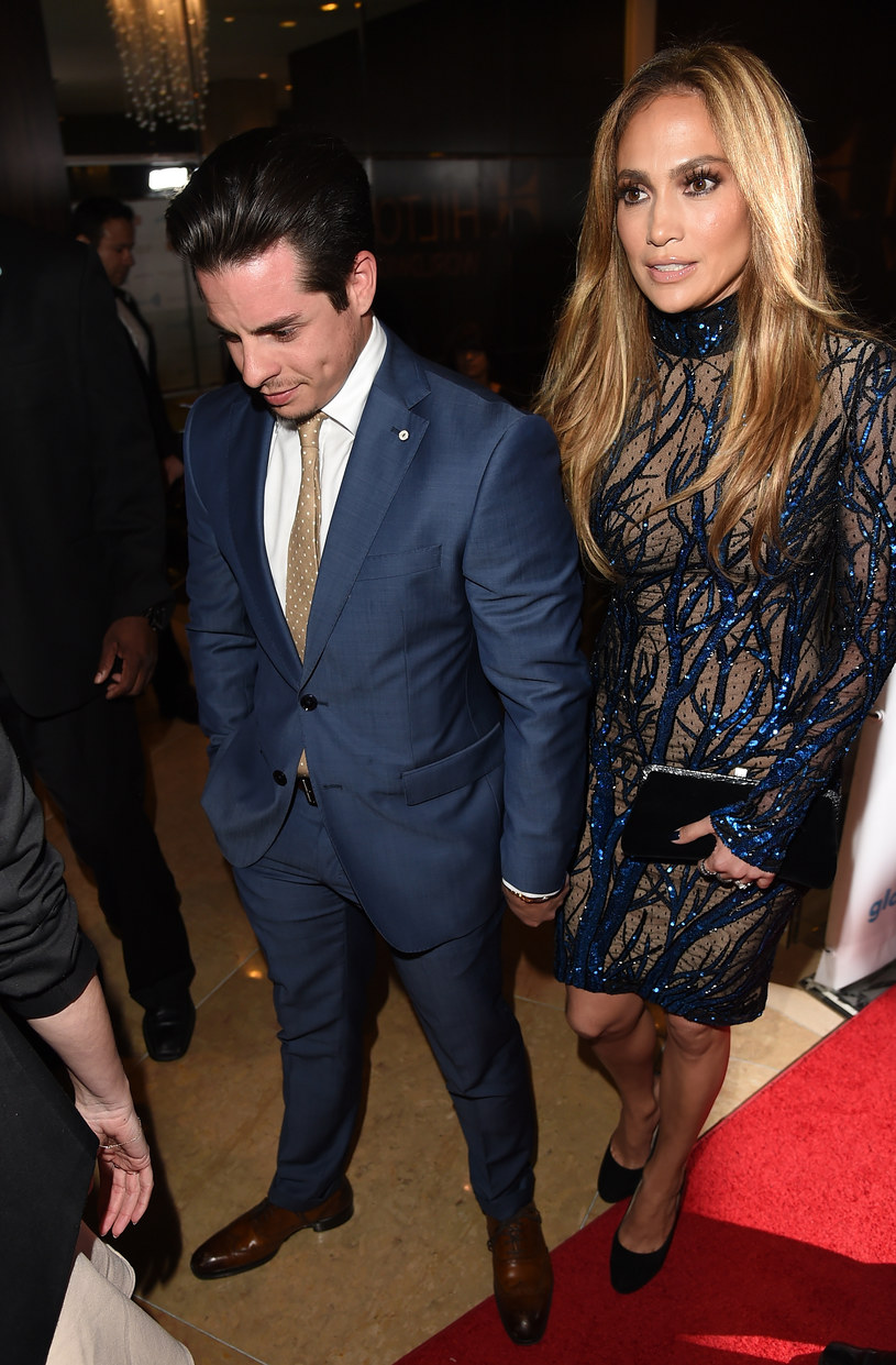 Jennifer Lopez i Casper Smart /Jason Merritt /Getty Images