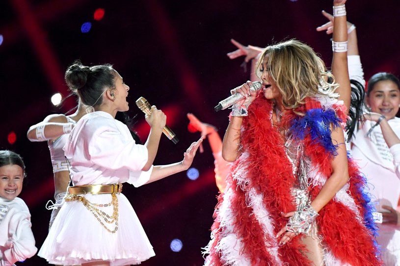 Jennifer Lopez i Shakira podczas Super Bowl /Jeff Kravitz /Getty Images