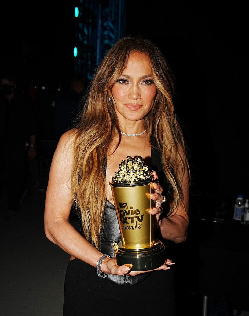 Jennifer Lopez na gali MTV 2022 /Jeff Kravitz/Getty Images for MTV /Getty Images