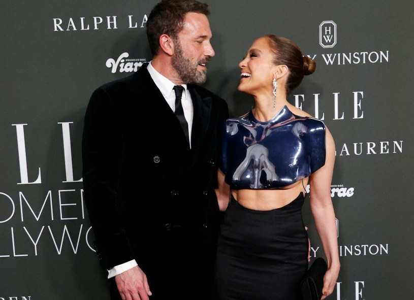Jennifer Lopez z mężem na ściance. Zaskoczyła stylizacją 