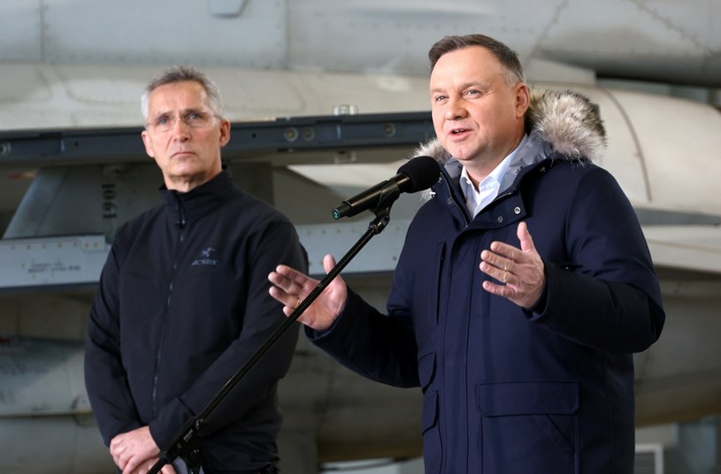 Jens Stoltenber, Andrzej Duda /East News