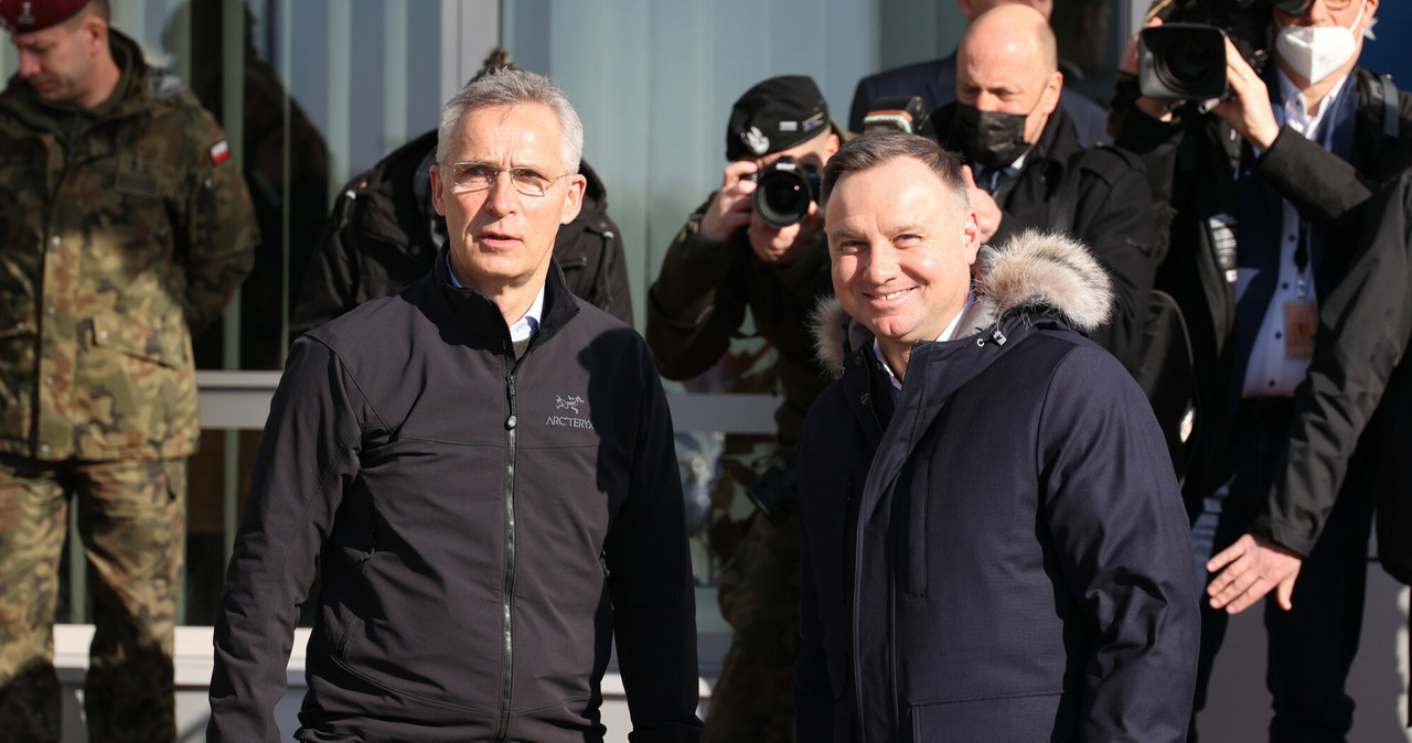 Jens Stoltenberg, Andrzej Duda /East News