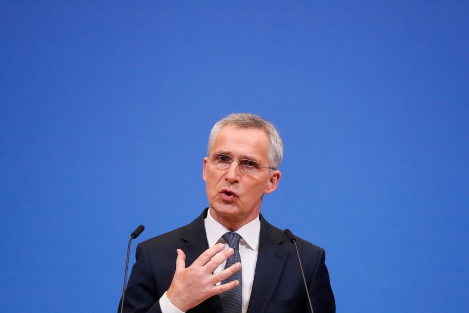 Jens Stoltenberg /STEPHANIE LECOCQ  /PAP/EPA