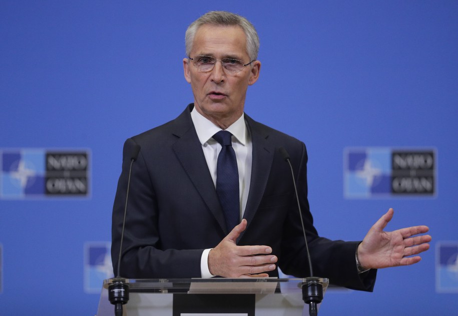 Jens Stoltenberg /OLIVIER HOSLET /PAP/EPA