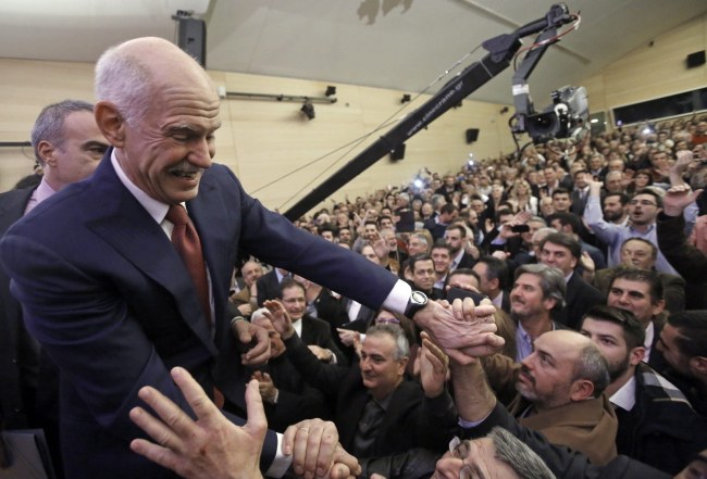 Jeorjos Papandreu /YANNIS KOLESIDIS /PAP/EPA