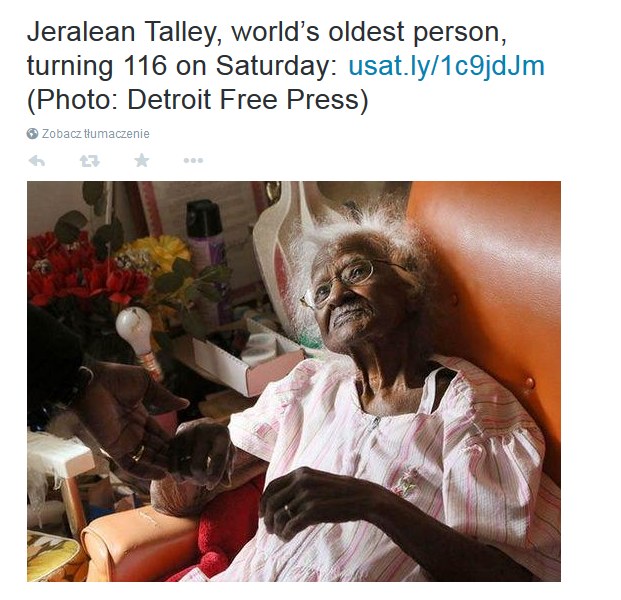 Jeralean Talley niedawno obchodziła urodziny /Twitter