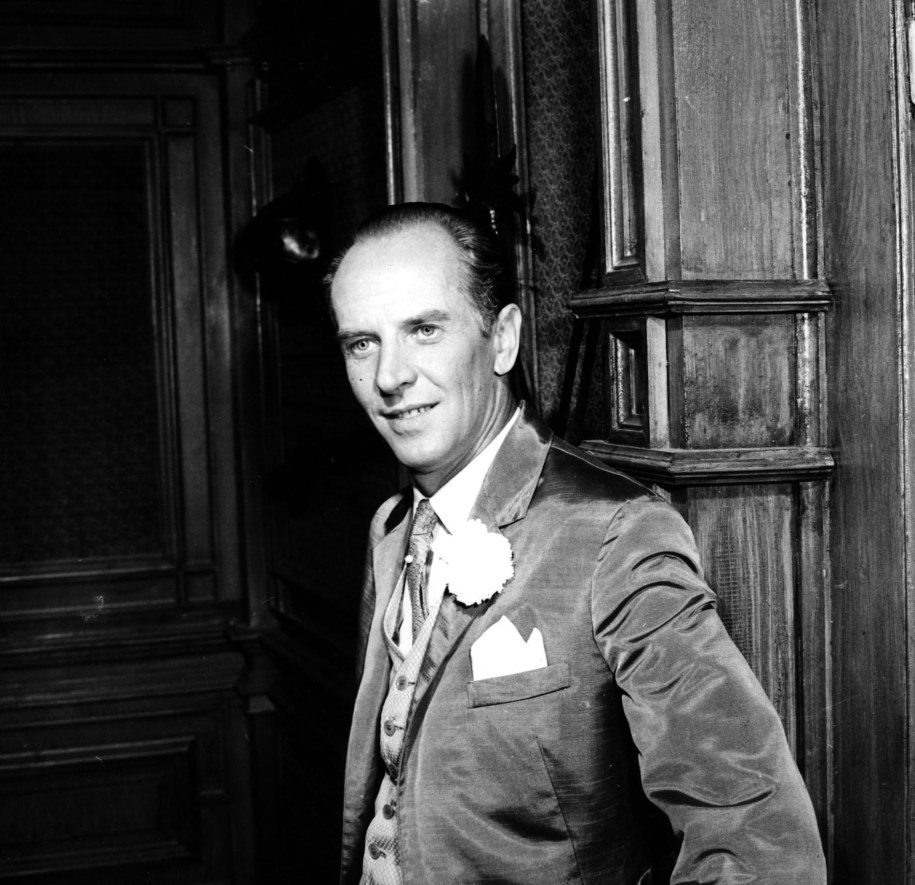 Jeremi Przybora na planie "Upału" Kazimierza Kutza /CAF/Witold Rozmysłowicz /PAP