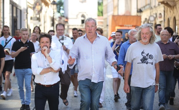 ​Jeremy Clarkson, Richard Hammond i James May w Krakowie