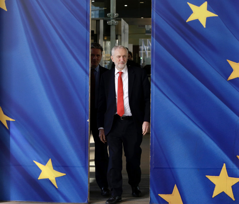 Jeremy Corbyn w Brukseli /AFP