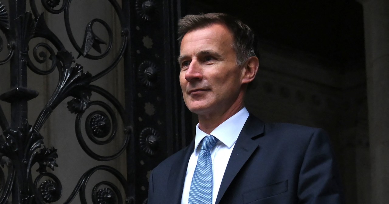 Jeremy Hunt, minister finansów Wielkiej Brytanii przedstawił plan "zaciskania pasa" /AFP