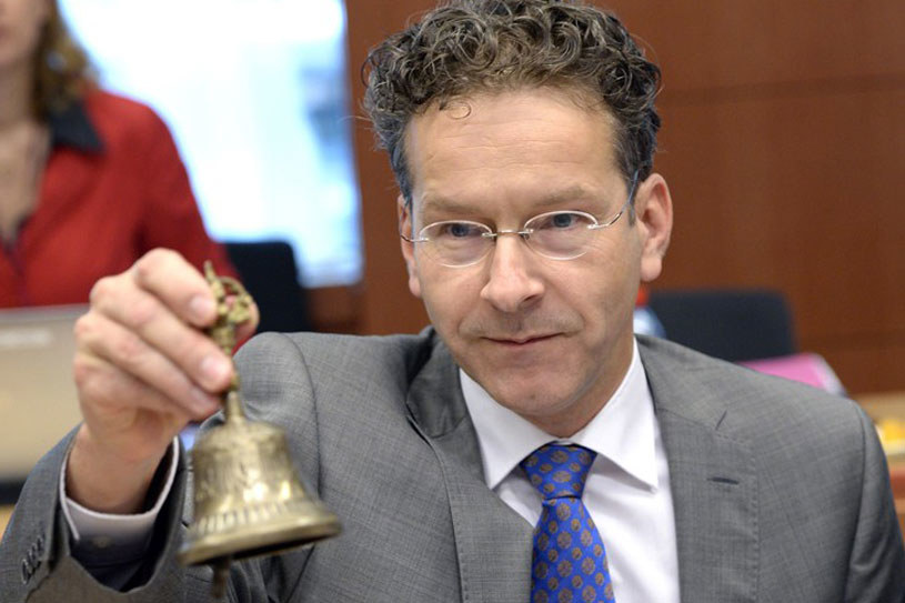 Jeroen Dijsselbloem "pomógł szefom resortów finansów strefy euro "przejść przez (grecki) kryzys i wykonał świetną pracę"" /AFP/EAST NEWS /East News