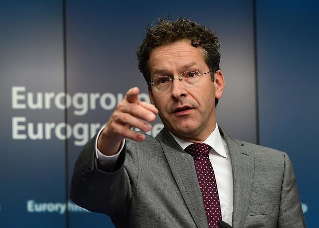 Jeroen Dijsselbloem, szef eurogrupy, twardo negocjuje z Grekami /AFP