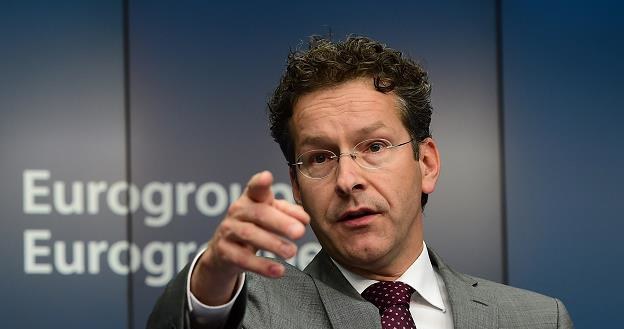 Jeroen Dijsselbloem, szef eurogrupy, twardo negocjuje z Grekami /AFP