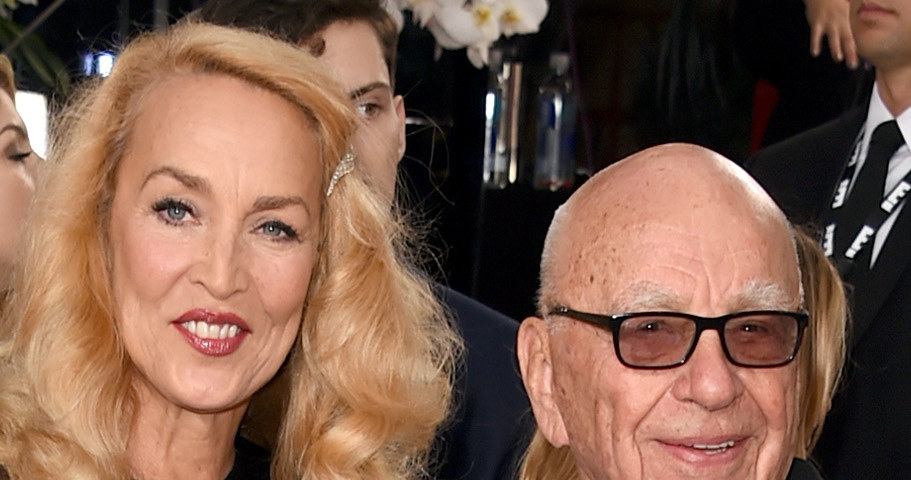 Jerry Hall i Rupert Murdoch /Jason Merritt /Getty Images