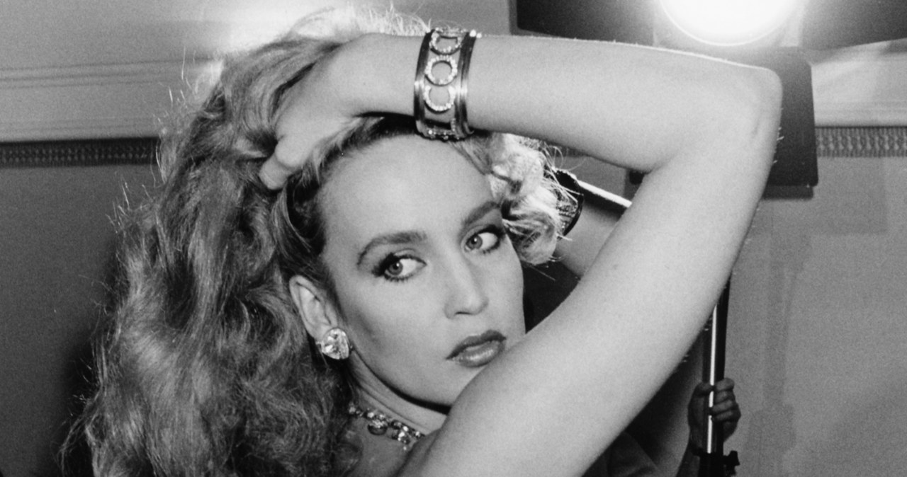 Jerry Hall ma 183 cm wzrostu, 1985 r. /Dave Hogan /Getty Images