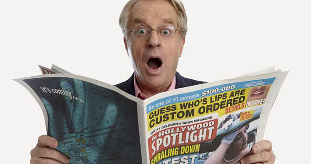 Jerry Springer czerpie garściami z pierwszych stron tabloidów. /materiały dystrybutora