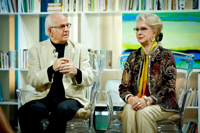 Jerzy Antczak i Jadwiga Barańska w 2013 roku /Krzysztof Kuczyk /Agencja FORUM