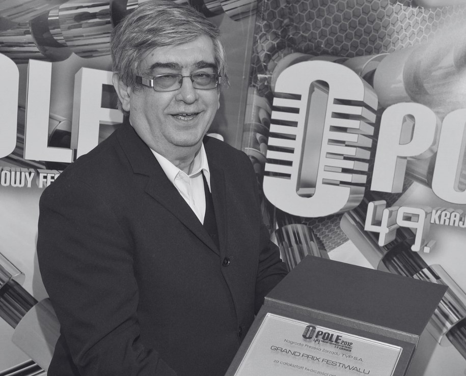 Jerzy Derfel z nagrodą Grand Prix Festiwalu w Opolu /Jan Bogacz /TVP/PAP