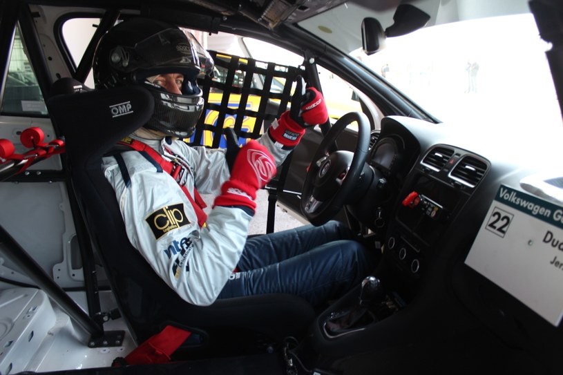 Jerzy Dudek podczas testów na Slovakiaring /INTERIA.PL