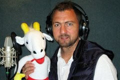 Jerzy Dudek w studiu nagrań RMF FM